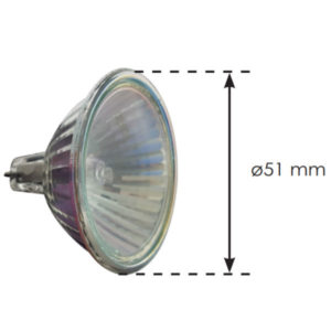 Lampe Dichroïque GU5.3 - 50W - 12V - Ø 51 mm