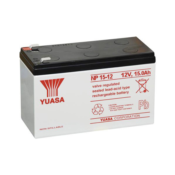 Batterie : 12V / 15Ah - 5.90Kg - YUASA - DRIM FRANCE
